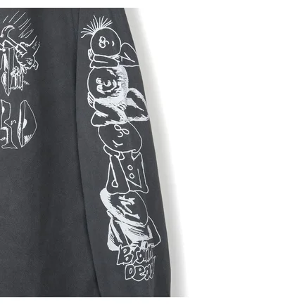 Brain Dead Leon's Girls Longsleeve (Anthrazit)
