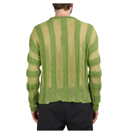 Brain Dead Fuzzy Threadbare Sweater (Grün)