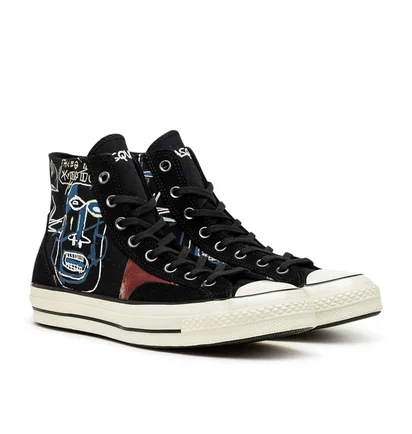 Converse x Basquiat Chuck 70 HI (Schwarz / Multi)