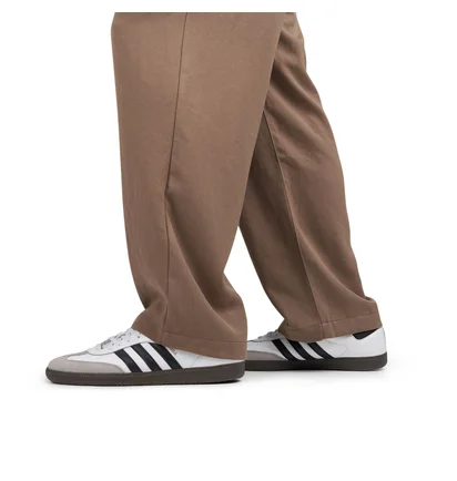 Dime Pleated Twill Pants (Braun)