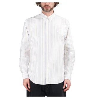 Carhartt WIP L/S Dabney Shirt (Weiß / Multi)