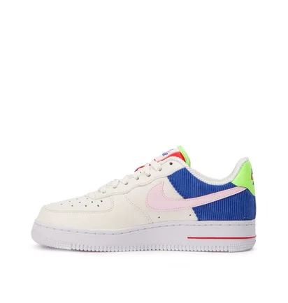 Nike WMNS Air Force 1 Low ''Corduroy Pack'' (Sail / Pink / Blau)