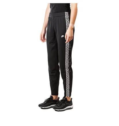 Nike WMNS NSW Taped Poly Pant (Schwarz)