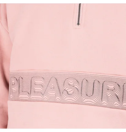 Pleasures Decline Quarter Zip Pullover (Rosa)