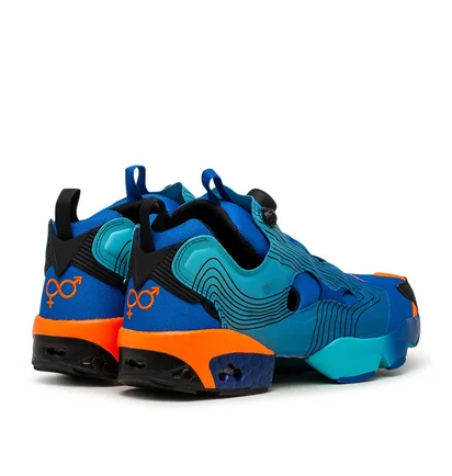Reebok x Chromat Instapump Fury (Blau / Orange)