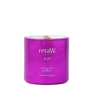 retaW Fragrance Candle 'J.J.' (Metallic Pink)
