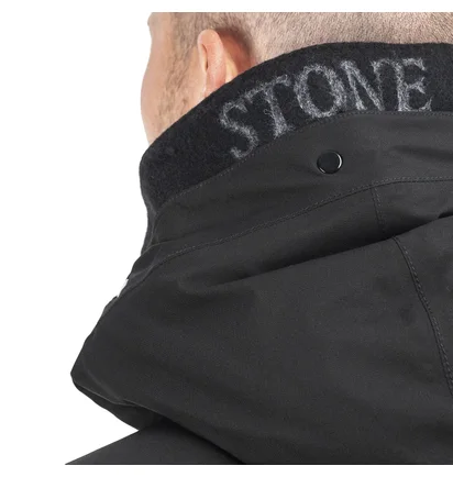 Stone Island Ripstop Gore-Tex Down Jacket (Schwarz)