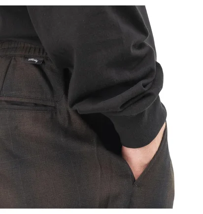 Stüssy Shadow Plaid Bryan Pant (Dunkelbraun)