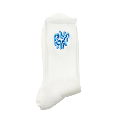 by Parra 1976 Logo Crew Socks (Weiß / Blau)
