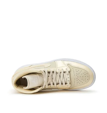 Air Jordan WMNS 1 Mid SE (Beige / Gelb)
