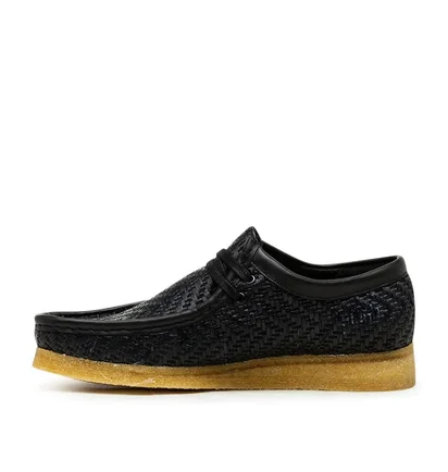 Clarks Originals Wallabees Black Raffia (Schwarz)