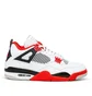 Air Jordan 4 Retro 'Fire Red' (Weiß / Rot)