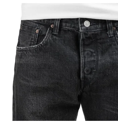 Edwin Nihon Menpu Regular Tapered Jeans (Schwarz)