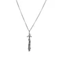 Gasius Manga Sword Pendant & 60cm Chain Silver (Silber)