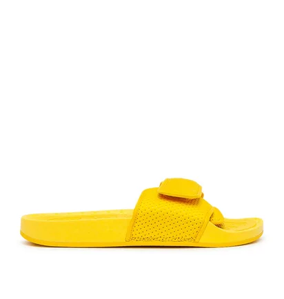 adidas x Pharrell Williams Chanceletas HU Boost Slide (Gelb)