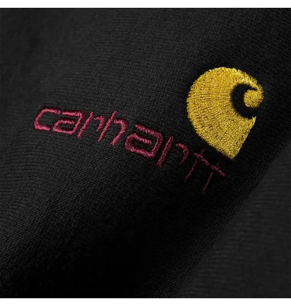 Carhartt WIP American Script Sweatshirt (Schwarz)