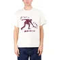 adidas x Brain Dead T-Shirt (Beige / Bordeaux)