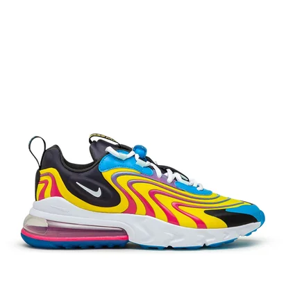 Nike Air Max 270 React ENG (Gelb / Blau / Pink)
