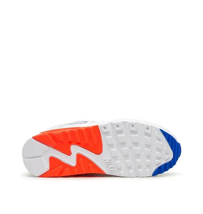 Nike WMNS Air Max 90 (Weiß / Blau / Orange)