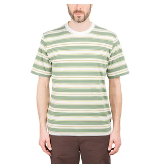 Norse Projects Johannes Multi Stripe T-Shirt (Grün / Weiß)