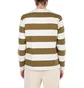 Norse Projects Johannes Wide Stripe LS (Olive / Hellbeige)