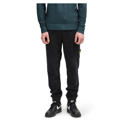 Stone Island Cotton Fleece Pant (Schwarz)