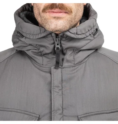 Stone Island Strech Wool Nylon-TC Down Jacket 'Ghost Piece' (Grau)