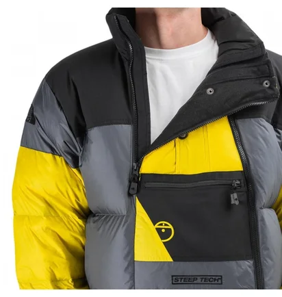 The North Face Steep Tech Down Jacket (Grau / Gelb)