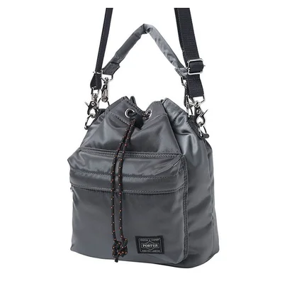 Porter by Yoshida Small Balloon Sac Bag (Grau)