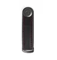 Orbitkey Crazy Horse Leather Key Organiser (Schwarz / Rot)