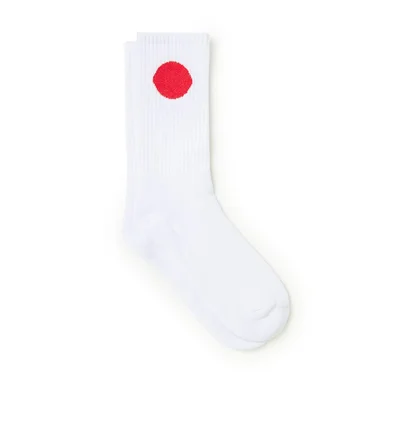 Edwin x Democratique Japanese Sun Socks (Weiss)