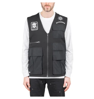 Pleasures Strike Vest (Schwarz)
