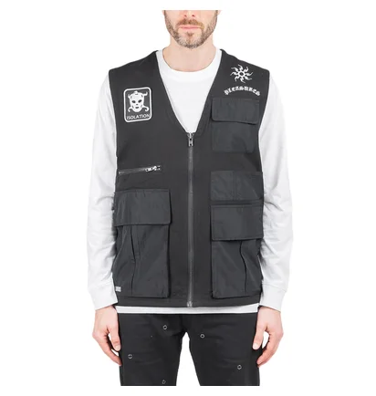 Pleasures Strike Vest (Schwarz)