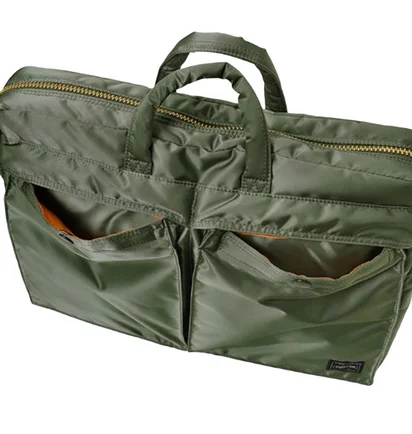 Porter by Yoshida Tanker 2Way Briefcase (Olive)