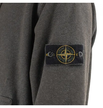 Stone Island Dust Colour Treatment Hoodie (Anthrazit)
