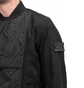 Stone Island 'Ghost Piece' Diagonal Wool Pullover (Schwarz)