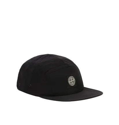 Stone Island Nylon Metal Cap (Schwarz)
