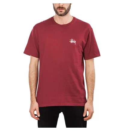 Stüssy Basic Stüssy Tee (Weinrot)