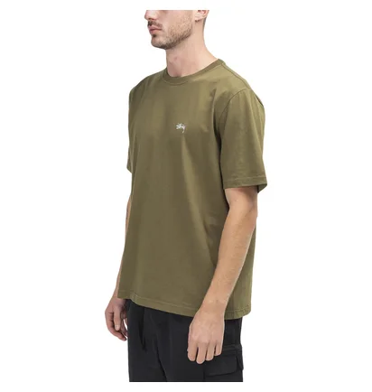 Stüssy Stock S/SL Crew (Olive)