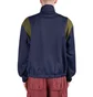 Brain Dead Alonzo Paneled Rib Track Jacket (Navy / Grün)