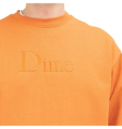 Dime Classic Logo Crewneck (Orange)