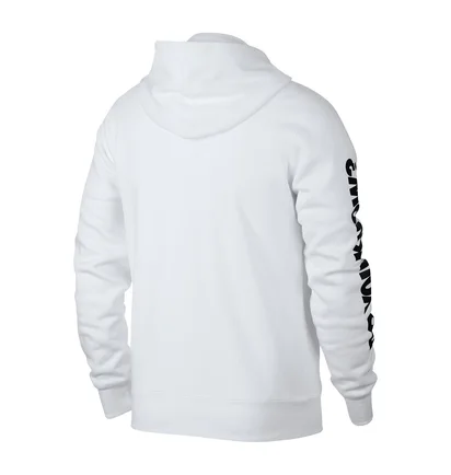 Nike Air Jordan 3 Flight Fleece Full-Zip Hoodie (Weiß / Rot / Schwarz)