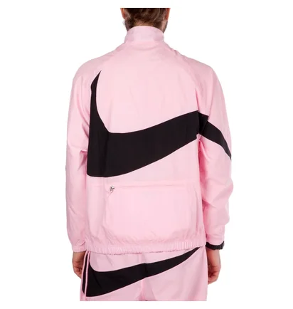 Nike NSW Swoosh Woven Halfzip Jacket (Pink / Black)