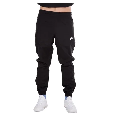 Nike NSW Swoosh Woven Pants (Schwarz / Weiß)