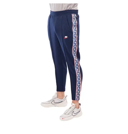 Nike NSW Taped Poly Pants (Dunkelblau / Weiß)