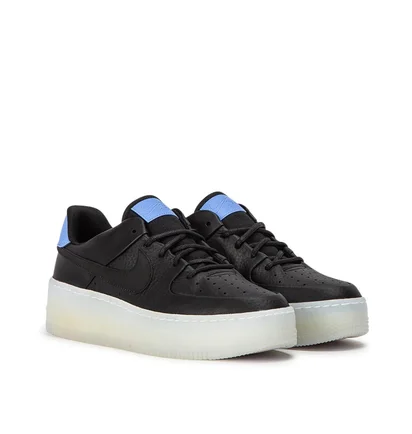 Nike WMNS Air Force 1 Sage Low LX (Schwarz / Blau)