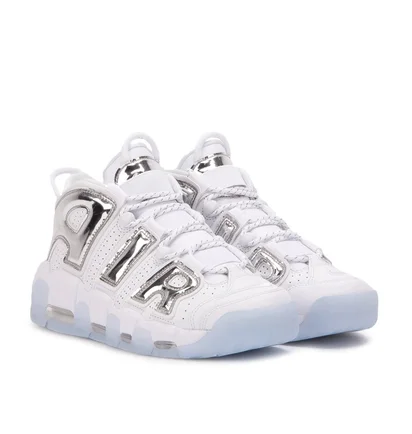 Nike WMNS Air More Uptempo (Weiß / Chrome)