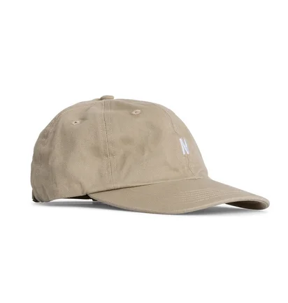 Norse Projects Light Twill Sports Cap (Khaki)