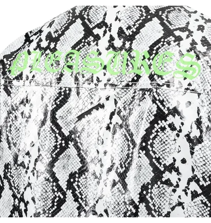 Pleasures Rail Snakeskin Work Jacket (Weiß)