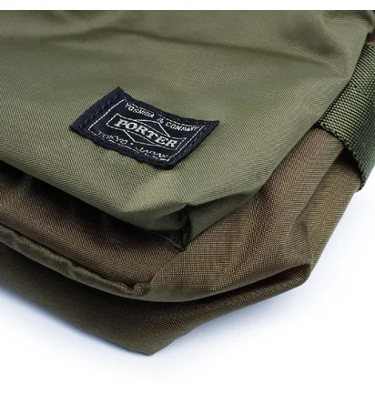 Porter by Yoshida Force Series Shoulder Bag (Olive)